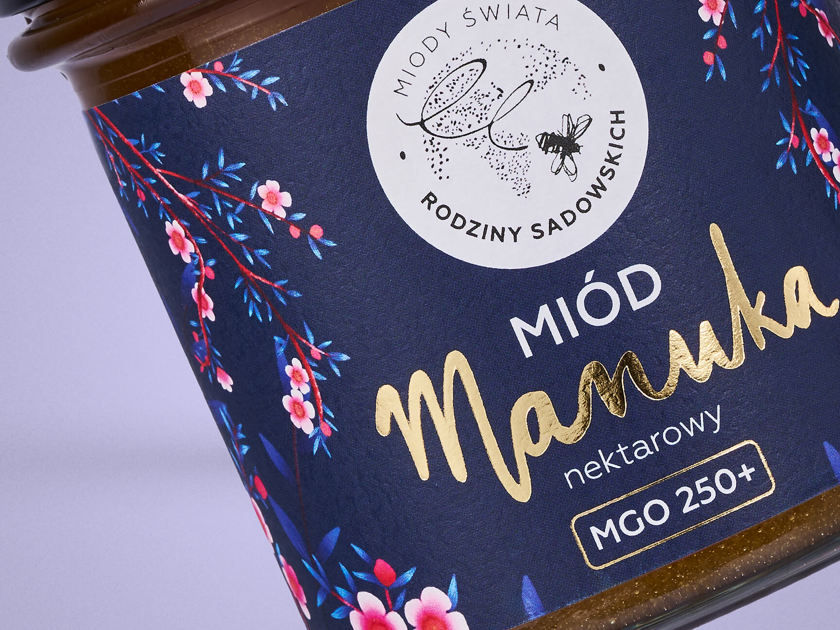 Etykiety na artykuły spożywcze: Miody Manuka Pasieki Sadowskich