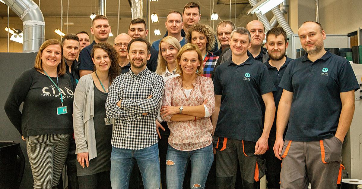 Zespół cyfrowej drukarni etykiet Unilogo Digital Printing
